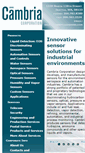 Mobile Screenshot of cambriasensors.com